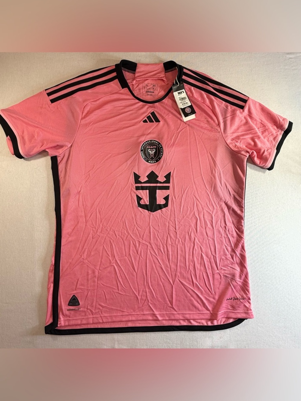 Adidas Inter Miami CF Luis Suarez #9 Pink MLS Jersey – Size XL – New With Tags